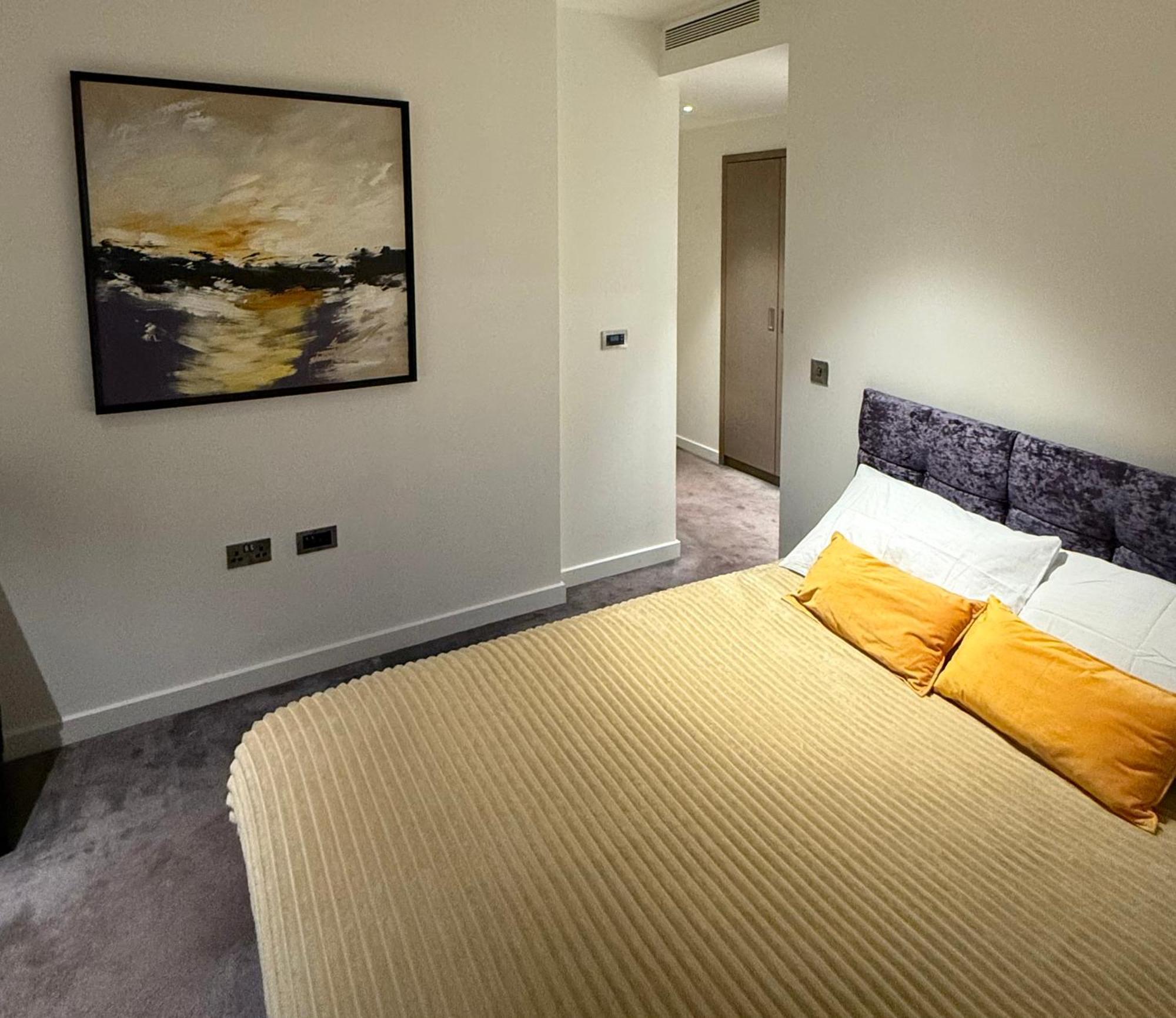 Luxury Modern 2 Bed Flat With Balcony And City View - Canary Wharf City Center Londres Exterior foto